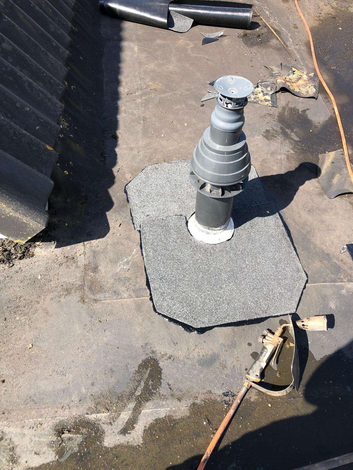 Dakdoorvoer geplaatst Dakdoorvoer geplaatst