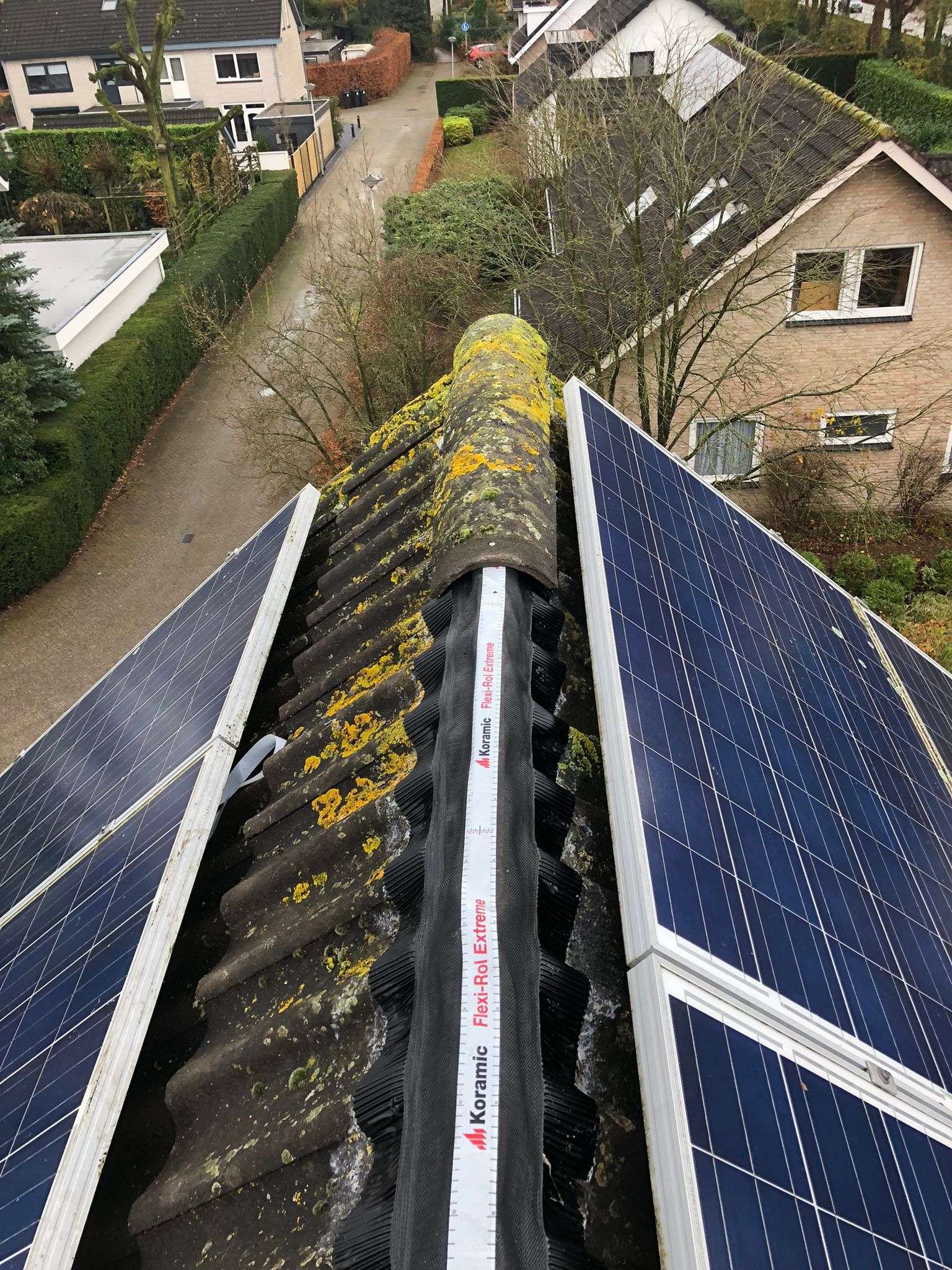 Reparatie van nokvorsten Reparatie van nokvorsten